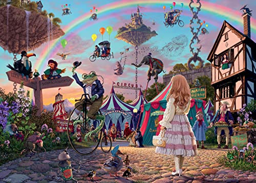 Ravensburger Look & Find No.2 Enchanted Circus 1000 Piece Mystery Jigsaw Puzzles for Adults and Kids Age 12 Years Up