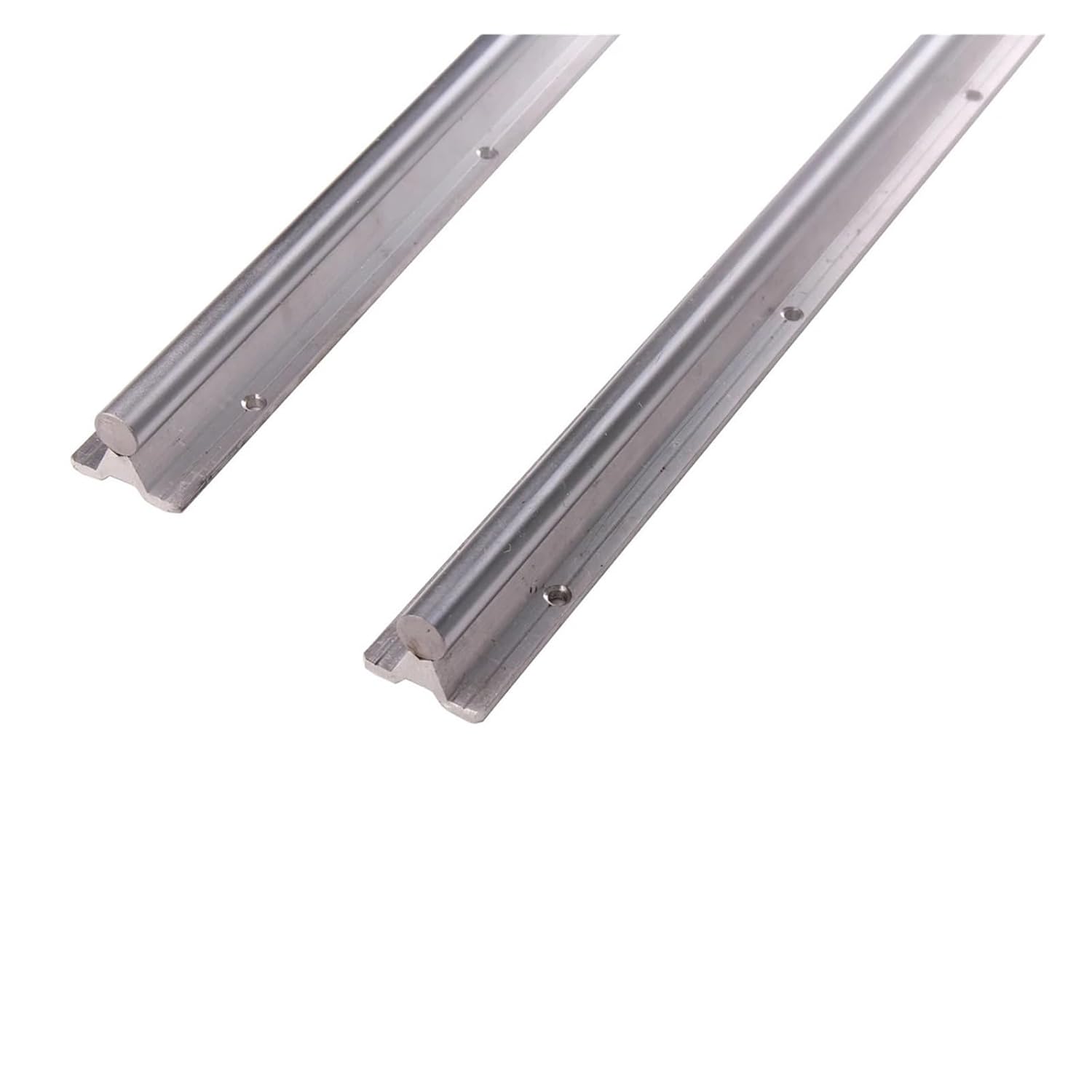2PCS R16 Linear Guides, 16mm Thick, 300-500mm Long, Fully Supported shafts.(500mm)