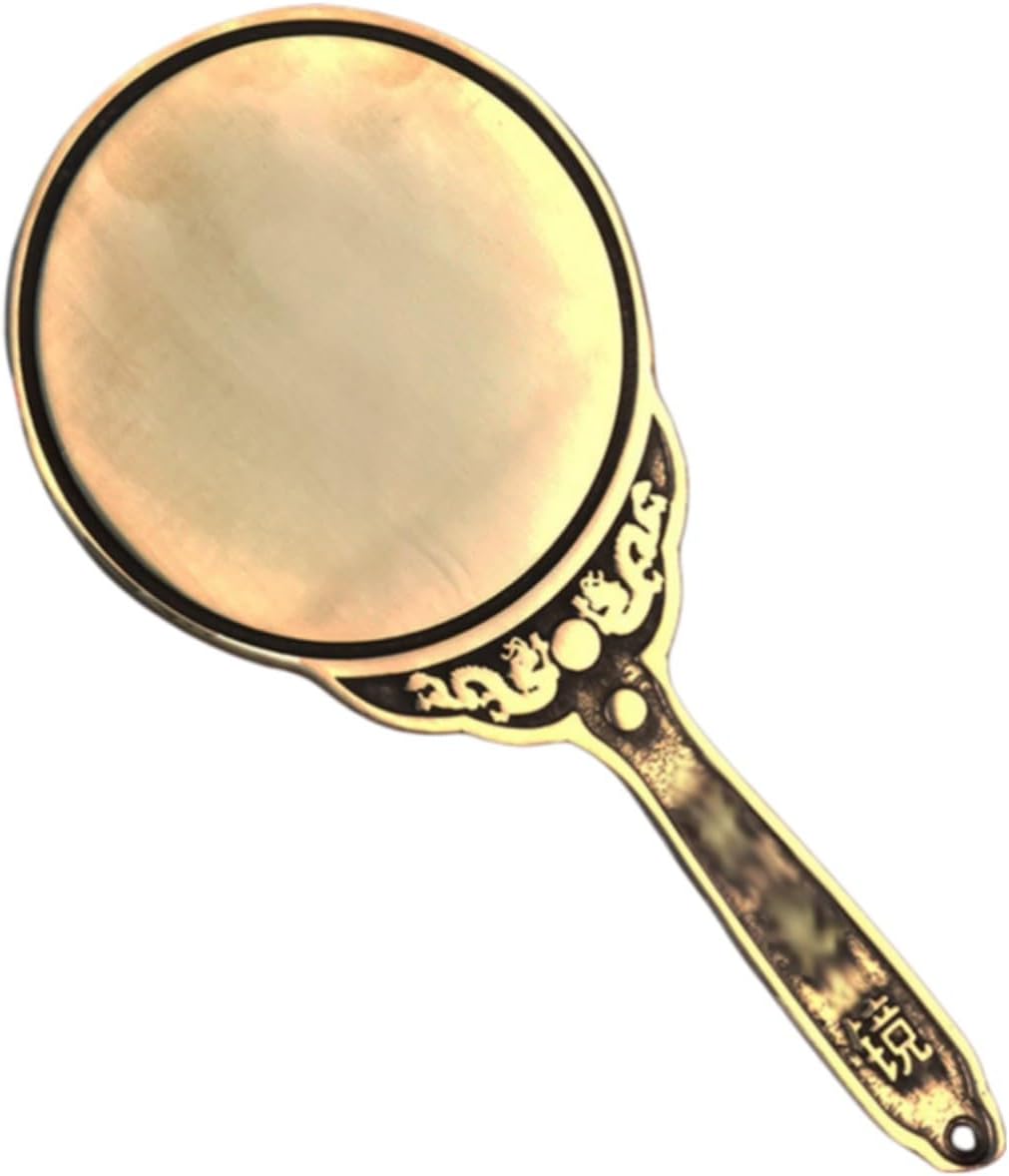 八尺 Feng Shui Good Luck Charms Furniture,Bag,Home,Office Other Scenes 神照镜黄铜带手柄铜镜太极十二生肖星宿九宫八卦镜大小号 fengshui Chinese Tassel Ornaments-910