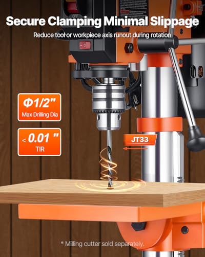 VEVOR 10-Inch 5-Speed Cast Iron Press