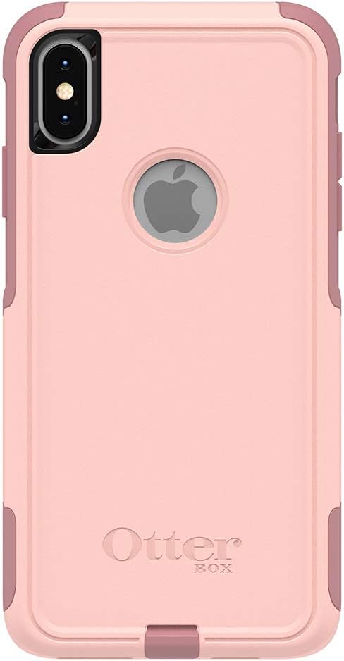 OTTERBOX COMMUTER SERIES Case for iPhone Xs Max - Frustration FRĒe Packaging - BALLET WAY (PINK SALT/BLUSH)