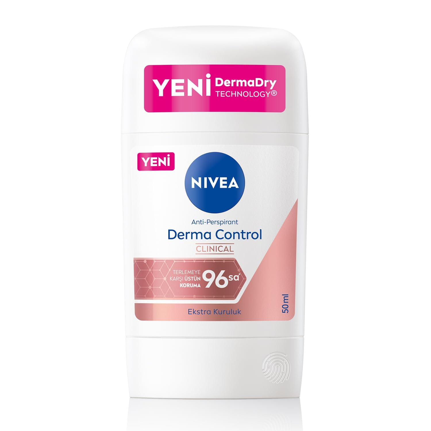 NIVEA Kadın Stick Deodorant Derma Control Clinical 50 ml, C Vitamini ile Koltuk Altı Kararma Karşıtı, 96 Saat Anti-perspirant Koruma + NIVEA Creme Soft Kremsi Dokunuş Banyo Ve Duş Jeli 750 ml