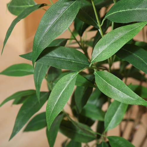 Artificial Eucalyptus Tree,4Ft Tree Fake Plant in Pot for Home and Office Decor,Potted Faux Plants Tall Artificial Trees for Indoor, Outdoor - Image 6