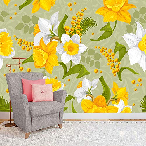 Buy All Decorative Wall Paper Floral Wallpaper Wall Sticker for Home