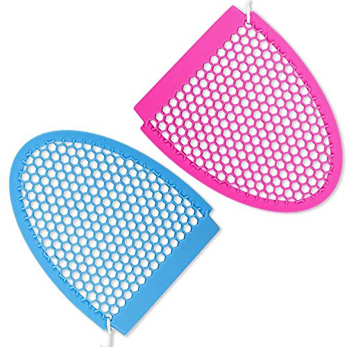 Facial Cleansing Brush,Silicon Exfoliating Pad-Silicone Face Scrubber Exfoliator Brush-Blackhead Scrubbers Exfoliating Brush-Facial Cleansing Pads Precision Pore Cleansing Pad Acne Removing Face Brush