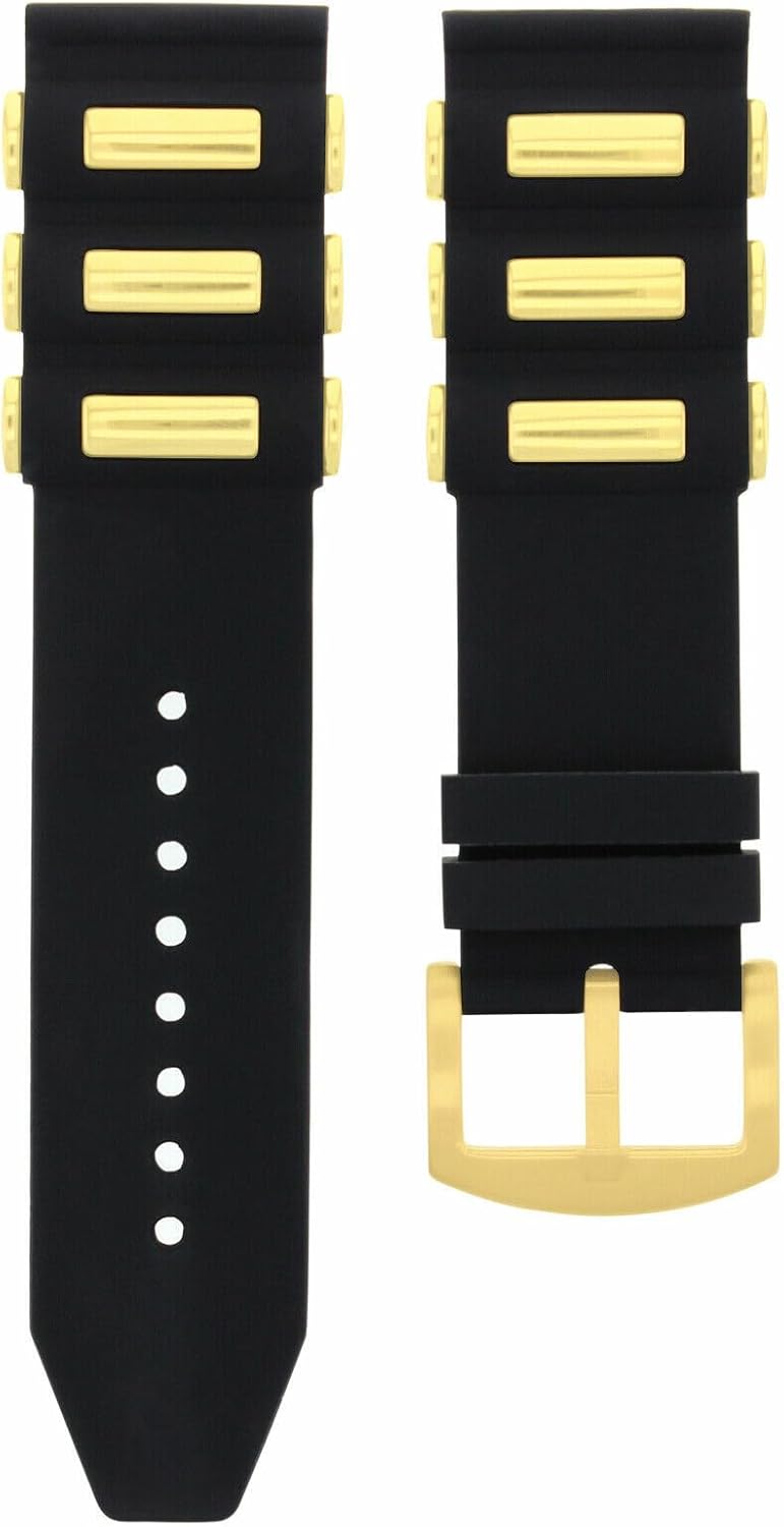 Ewatchparts 22mm - 24mm - 26mm Silicone Rubber Diver Watch Band Strap Compatible With Invicta Watch