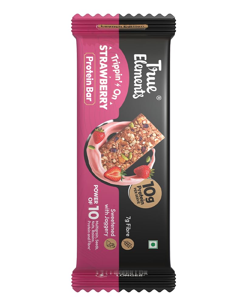 True Elements Trippin On Berry Protein Bar 50gm