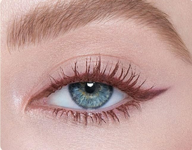 Image of Gege Bear Liquid Eyeliner Pen | Ultra-Fine Tip for Sharp Wing & Cat Eye | Waterproof, Long-Lasting | Smudge-Proof Formula | Slim Brush Tip | 4 Natural Glam Bold Black & Brown Tones Shades | Perfect Eye Makeup for Girls Women (02#Ash Brown, 1ml)
