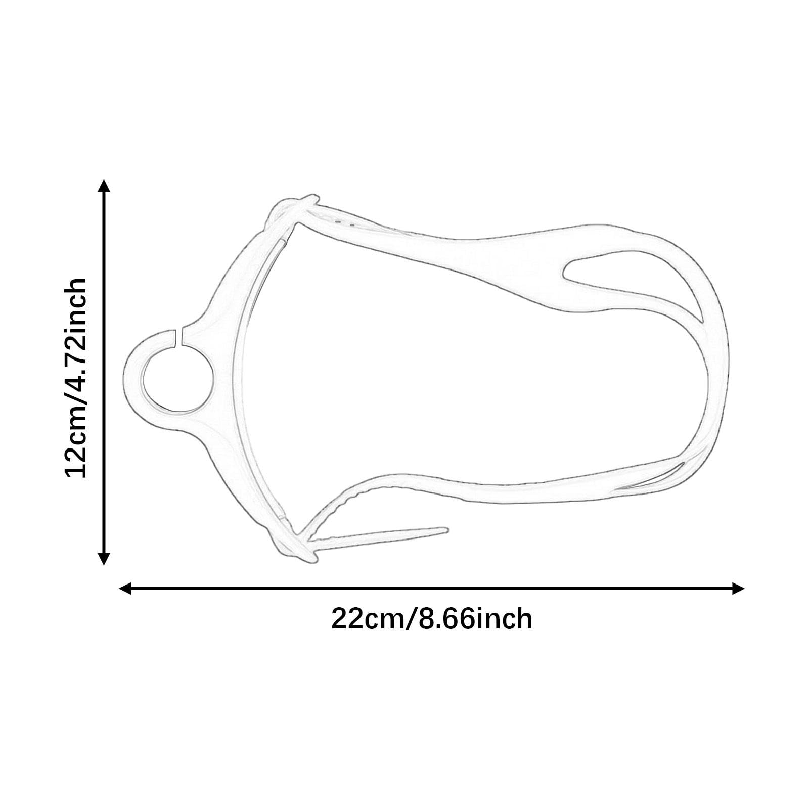 predolo Cinturino per Tubo da Snorkeling in Silicone, Compatibile con Diversi Modelli