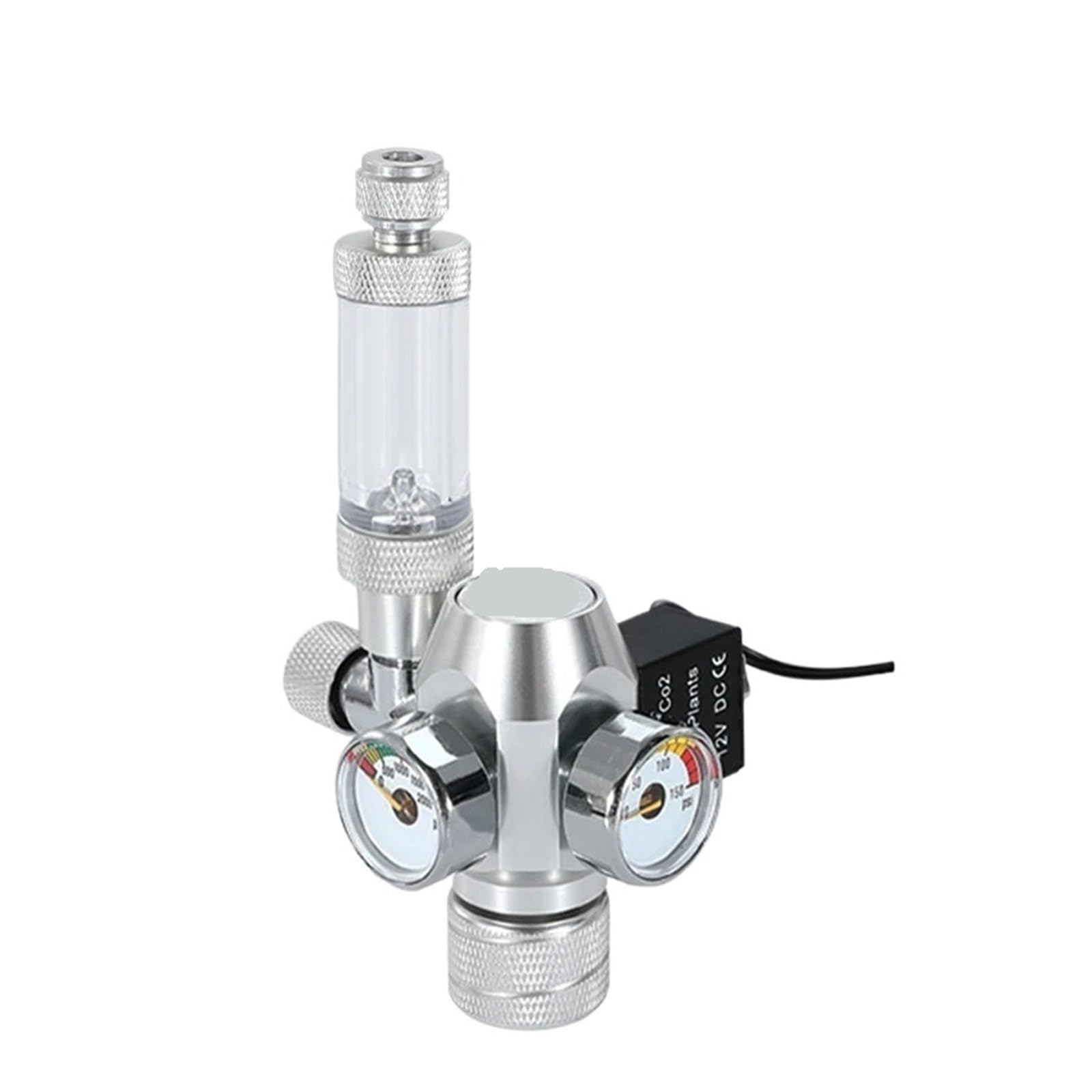 Regolatore di CO2 for Acquario Valvola elettromagnetica Contabolle Sistema di Controllo di CO2 Valvola di riduzione della CO2 for Acquario(R104-B,TR21)