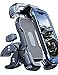 Bovemanx Motorcycle Phone Mount, [150mph Wind Anti-Shake][7.2inch Big Phone Friendly] Bike Phone Holder for Bicycle, [5s Easy Install] Handlebar Phone Mount, Compatible with iPhone, All Cell Phones