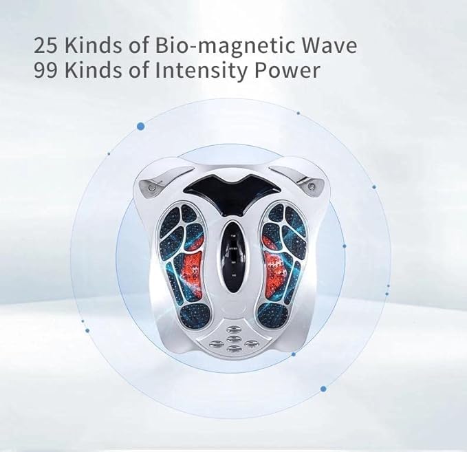 Electromagnetic wave massage device, infrared physical therapy machine, 99 intensity level, 25 massage mode, full body pen relief, silver Electromagnetic wave massage device, infrared physical therapy machine, 99 intensity level, 25 massage mode, full body pen relief, silver
