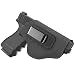Relentless Tactical The Ultimate Suede Leather IWB Holster - Made in USA - Fits S&W M&P Shield - Glock 17 19 22 23 32 33 / Springfield XD & XDS/Walther P99 & All Similar Handguns - Right Handed