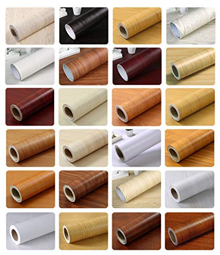 Vinilo pegatina muebles cocina impermeable para reparar puertas dañadas en madera clara 6