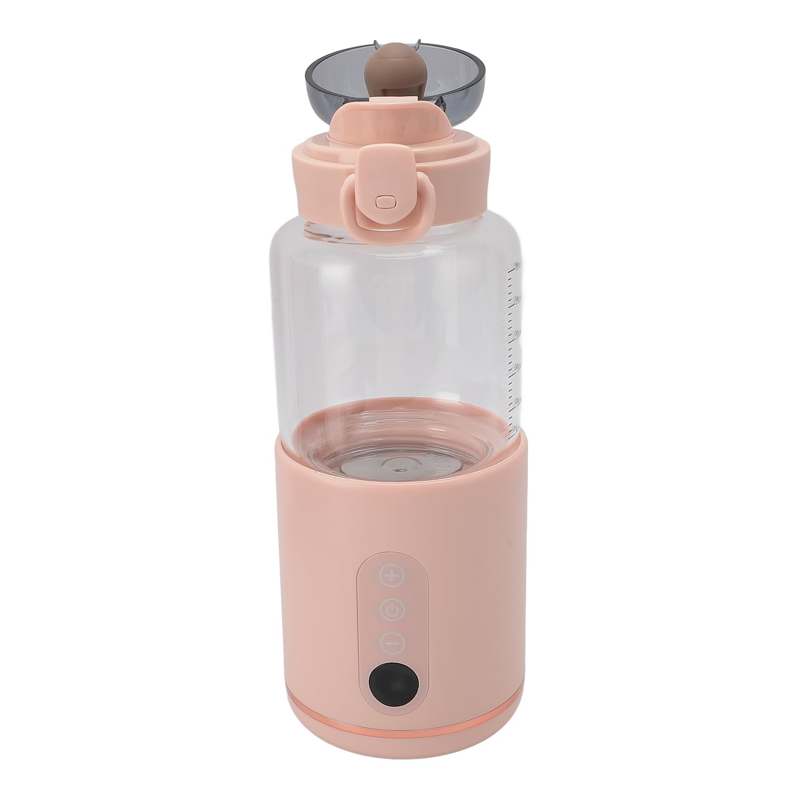 Cocoarm Scaldalatte Portatile, Scaldabiberon Elettrico in Acciaio Inossidabile per Viaggi e Campeggio, Temperatura Regolabile da 98 a 131 Fahrenheit con Batteria da 5000 MAh, capacità 300 Ml