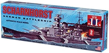 Lindberg Scharnhorst German Battleship Building Kit