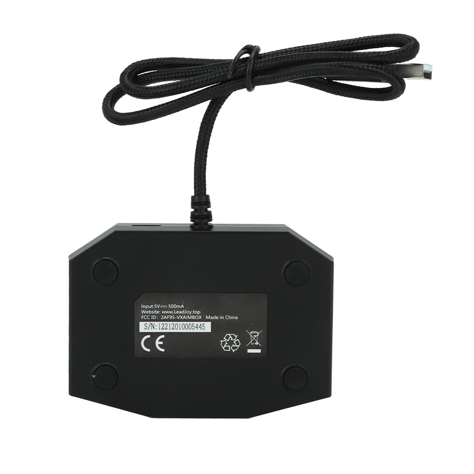 Convertitore Adattatore Controller di Gioco con Jack Audio da 3,5 Mm Tastiera Mouse Plug and Play per Switch, Ampia compatibilità Controllo App Incluso (Scatola di mira VX2)