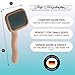 Chris Christensen Mark I Slicker Brush, Groom Like a Professinal, Stainless Steel Pins, Lightweight Beech Wood Body, Ground and Polished Tips, Extra Small
