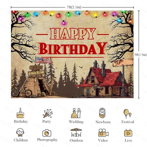 Fondo Fotográfico Infantil 7x5ft para Fiesta de Cumpleaños miniatura 2