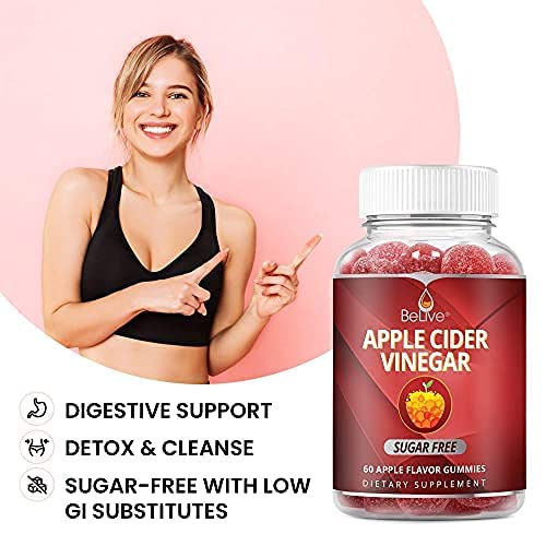 Apple Cider Vinegar Sugar Free Gummies Great for Digestion & Healthy