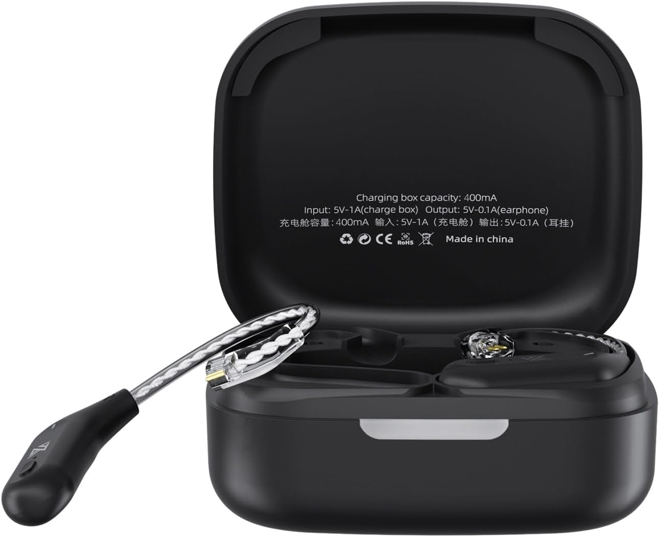 Ez Ear Kz Az09 Wireless Iem Bluetooth Adapter 5.4 Module Noise Isolation C-Pin Headphone For ​Kz Zs10 Pro/Zs10 Pro X/Zsn Pro/As16 Pro/Zax, Cra/C12
