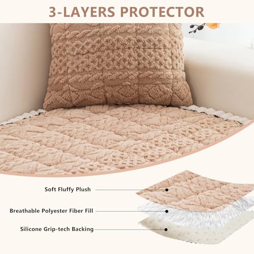 DREAMINGO Non Slip Fuzzy Couch Cover for Dogs, Washable Pet Sofa Protector - image 2