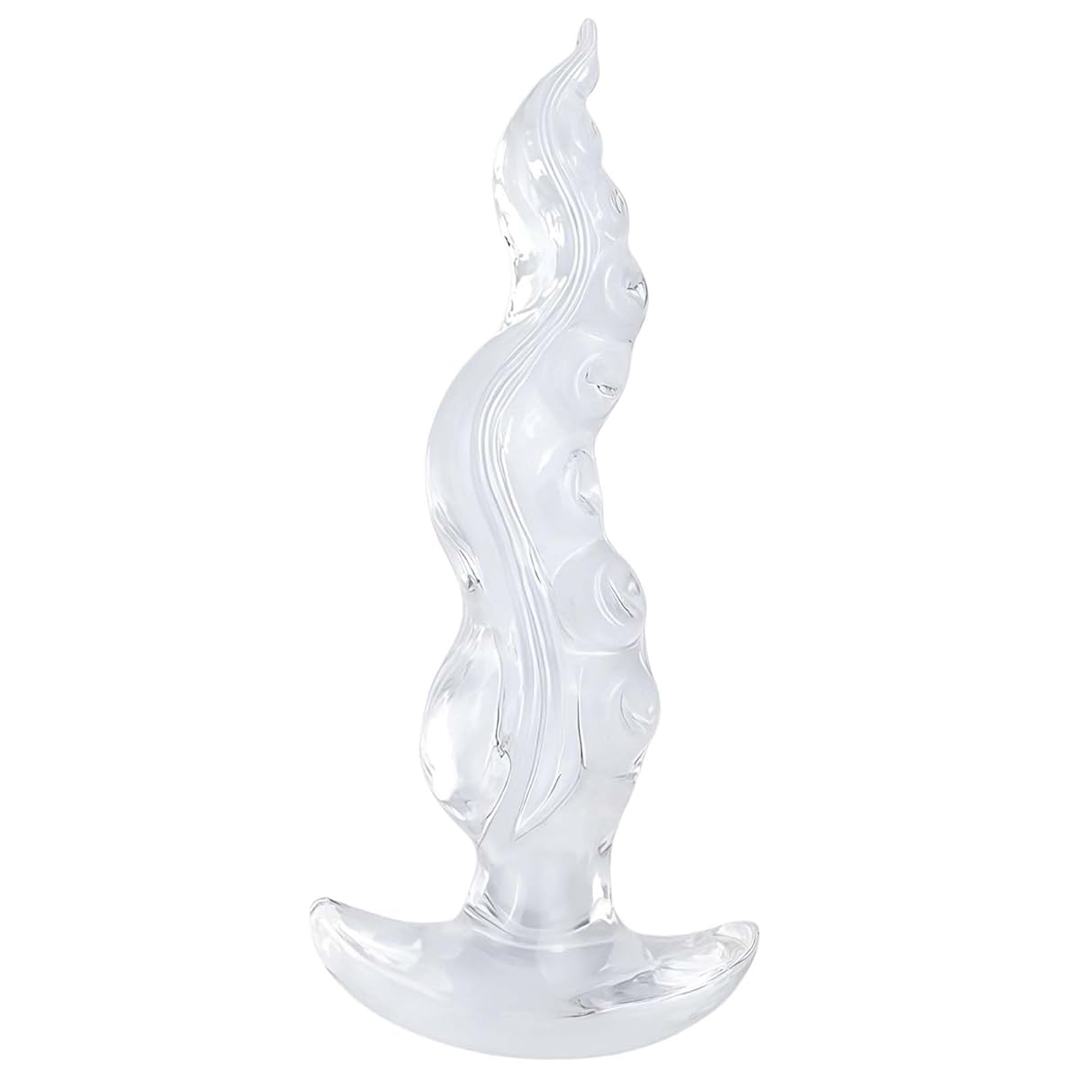 S型 アナルプラグ 触手デザイン TPE製 ワイドベース 防水 洗える 初心者対応 男女兼用 なめらか フィット設計 大人用 アダルトグッズ 4サイズ展開 (L)