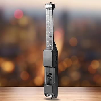 Smart Electric Guitar Headless Digital Practice Instrument with 7/12 Fret Touch Interface, Bluetooth MIDI Connectivity, Mini Portable Design for Home Studio, Travel Performance and Quiet Practice