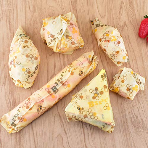 Reusable Beeswax Wraps 13 x 39 Inch Beeswax Wraps for Food Eco-Friendly Sustainable Food Storage Wraps for Sandwich, Cheese, Fruit, Bread, Snacks - Image 8