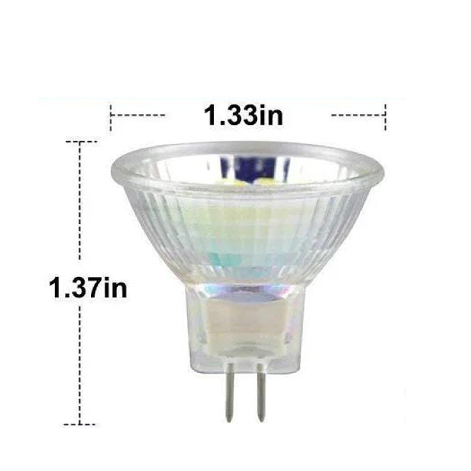 Bombillas LED MR11 AC/DC12V 2W 3W 5W Reflector LED GU4 Base de dos pines Blanco cálido 3000K MR11 Foco 3W-4PCS Coldwhite