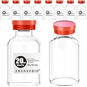ZHANXUBIO Sterile Ampullen 20 ml, 10 Stück