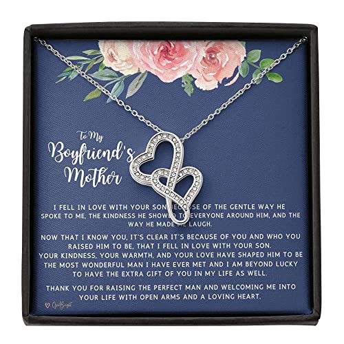 Gift to My Boyfriend's Mom Necklace with Gift Box (Fell