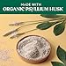 Bellway Super Fiber Capsules - USDA Organic Psyllium Husk Capsules - Daily Psyllium Husk Fiber Supplement for Digestive Health and Regularity - Plant Based, Non-GMO, Kosher - 160 Capsules
