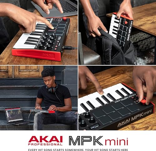 Image of Akai MPK MINI MK3 Compact Midi Keyboard and Pad MIDI Controller