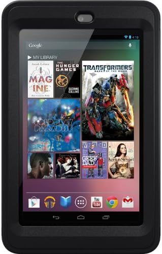 OtterBox Defender Series Hybrid Case with Screen Protector and Stand for the Nexus 7 (First Generation) - Black