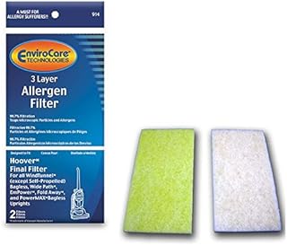 EnviroCare Premium Replacement 3 Layer Final Vacuum Cleaner Filters made to fit Hoover Windtunnel Uprights