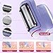 krofaue Women Electric Shaver - Cordless Waterproof Body Foil Shavers, Dry & Wet Electric Razors for Women with LED Display USB Charge Dock Purple