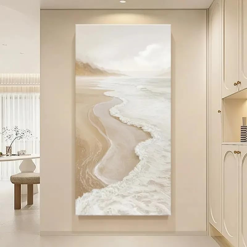 Láminas decorativas de playa que amplían el espacio visual en salones pequeños 4