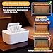 Wipe Warmer, Baby Wipes Dispenser, Large Capacity Baby Wipe Warmer, Wet Wipes Dispenser for Diapers, Wet Wipe Warmer with Night Light for Home, Car & Travel, 3 Temperature Settings