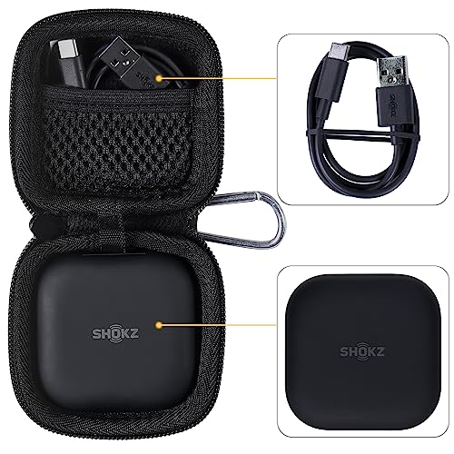 co2CREA Opslag Carry Travel Hard Case voor SHOKZ OpenFit/OpenFit Air Open-Ear True Wireless Bluetooth Hoofdtelefoon, (alleen hoes, zonder oordopjes) - Afbeelding 4