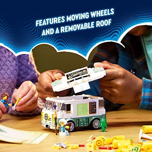 Image of LEGO DREAMZzz Mrs. Castillo's Turtle Van 71456, 2-in-1 Vehicle Building Set for Kids, Boys, and Girls Ages 7+