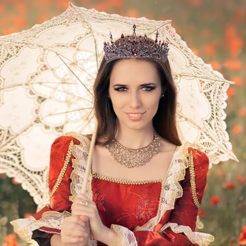 Tiara barroca de aleación libre de níquel para cuero cabelludo 4