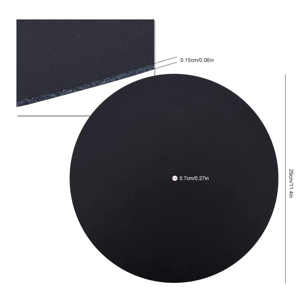 Bewinner Tappetino antistatico per dischi in vinile Previene i graffi sui dischi in vinile (1,5 mm)