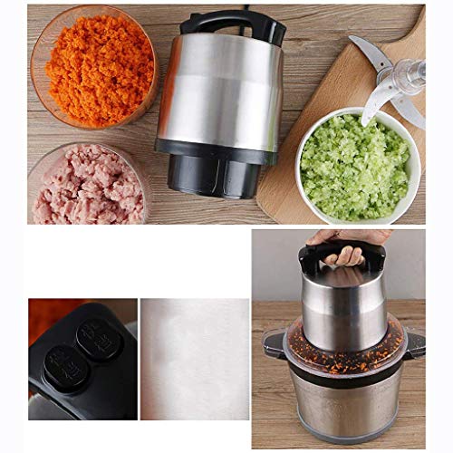 TVSKWMRQ Metall Fleischwolf - Elektrischer Lebensmittelzerkleinerer Küchenmaschine Fleischwolf, Edelstahl Küchenwolf für Fleisch, Gemüse, Obst, Zwiebeln und Nüsse, kleines Geschenk 4 TVSKWMRQ Metall Fleischwolf - Elektrischer Lebensmittelzerkleinerer Küchenmaschine Fleischwolf, Edelstahl Küchenwolf für Fleisch, Gemüse, Obst, Zwiebeln und Nüsse, kleines Geschenk