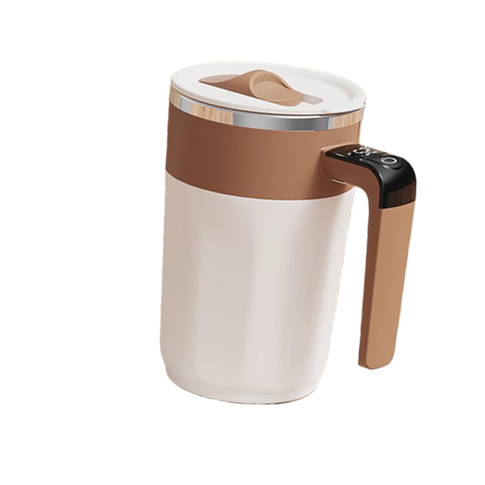 Kalttoy Coffee Color Advanced 400Ml Stirring Cup Digital Temperature Control Mixing Feature Premium 316 Nonrust Steel Design Home Stir Cup