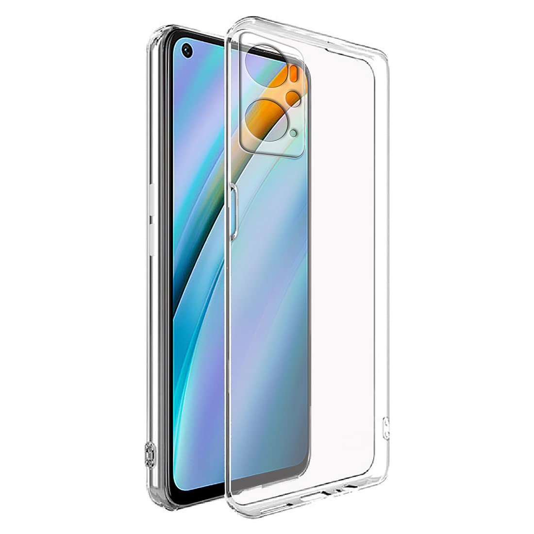 Casotec Crystal Clear Back Case for Oppo K10 4G | Raised Bumps for Camera & Screen Protection | Clear Soft Silicone Back Case Cover for Oppo K10 4G (TPU | Transparent) (B09X4284Y6) Amazon Price History, Amazon Price Tracker