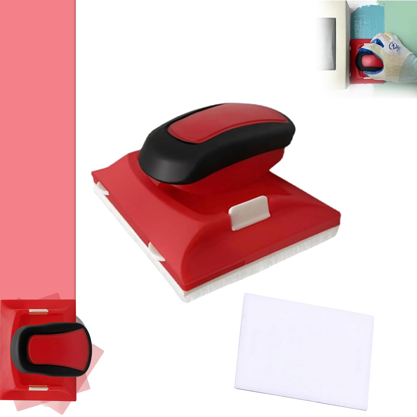 Tongina Paint Edger Trimmer, Painting Brush Tool Improvement Portable With Paints Pad Scribble Walls Corner Ceilings Home Window Can Connect Rod