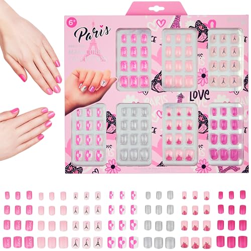 7 Day Manicure Collection - 84PC Press On Nail Set, Day-Of-The-We...