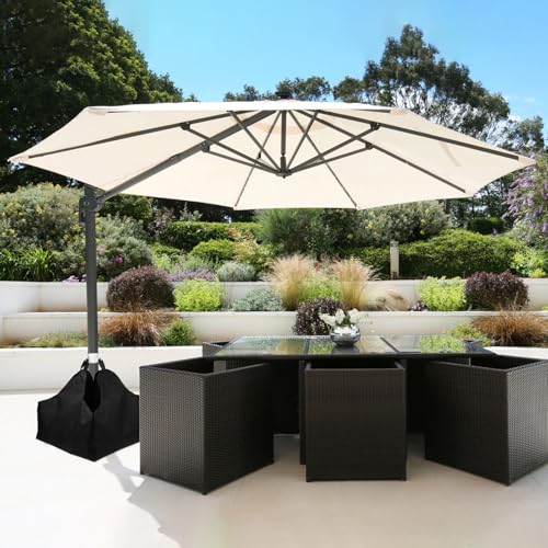 Peso base estable para parasol de playa y comidas familiares en el jardín 5