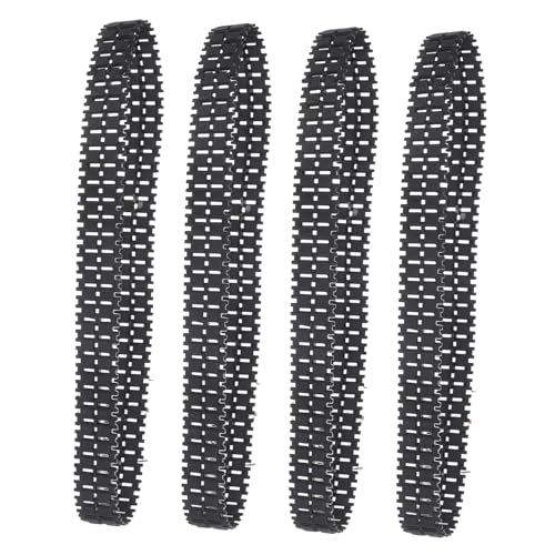 Abaodam Rubber Tank Tracks for DIY Robot Toys Tank Track Toys Replacement Parts Set